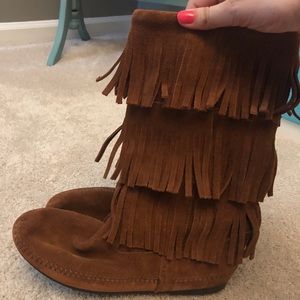 Fringe Minnetonka Boots